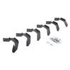 Go Rhino 6941266 - V-Series V3, RB30 and RB Slim Side Steps - MOUNTING BRACKETS ONLY - Textured Black