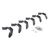 Go Rhino 6941266 - V-Series V3, RB30 and RB Slim Side Steps - MOUNTING BRACKETS ONLY - Textured Black