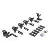 Go Rhino 6945056 - V-Series V3, RB30 and RB Slim Side Steps - MOUNTING BRACKETS ONLY - Textured Black