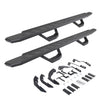 Go Rhino 6960428020T - RB30 Running Boards with Mounting Brackets & 2 Pairs of Drops Steps Kit - Protective Bedliner Coating