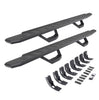 Go Rhino 69604880T - RB30 Running Boards with Mounting Brackets & 2 Pairs of Drop Steps Kit- Protective Bedliner Coating 6960488020T