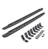 Go Rhino 69604887ST - RB30 Slim Line Running Boards with Mounting Bracket Kit - Protective Bedliner Coating