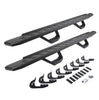 Go Rhino 6960588020PC - RB30 Running Boards with Mounting Brackets & 2 Pairs of Drops Steps Kit - Textured Black