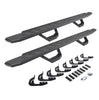 Go Rhino 6960588020T - RB30 Running Boards with Mounting Brackets & 2 Pairs of Drops Steps Kit - Protective Bedliner Coating
