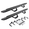 Go Rhino 6960998020PC - RB30 Running Boards with Mounting Brackets & 2 Pairs of Drops Steps Kit - Textured Black