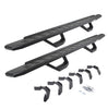Go Rhino 6963468020PC - RB30 Running Boards with Mounting Brackets & 2 Pairs of Drops Steps Kit - Textured Black
