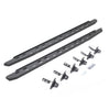 Go Rhino 69612973ST - RB30 Slim Line Running Boards with Mounting Bracket Kit - Protective Bedliner Coating