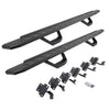 Go Rhino 6961508720T - RB30 Running Boards with Mounting Brackets & 2 Pairs of Drops Steps Kit - Protective Bedliner Coating