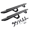 Go Rhino 6962068720PC - RB30 Running Boards with Mounting Brackets & 2 Pairs of Drops Steps Kit - Textured Black