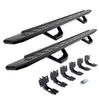 Go Rhino 6963068720PC - RB30 Running Boards with Mounting Brackets & 2 Pairs of Drops Steps Kit - Textured Black