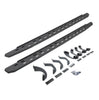 Go Rhino 69643687ST - RB30 Slim Line Running Boards with Mounting Bracket Kit - Protective Bedliner Coating