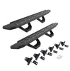 Go Rhino 6965056820PC - RB30 Running Boards with Mounting Brackets & 2 Pairs of Drops Steps Kit - Textured Black