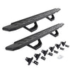 Go Rhino 6965067320T - RB30 Running Boards with Mounting Brackets & 2 Pairs of Drops Stepst Kit - Protective Bedliner Coating