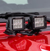 Go Rhino 731030T - XE Hood Hinge Light Mount - Textured Black