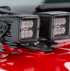 Go Rhino 731030T - XE Hood Hinge Light Mount - Textured Black
