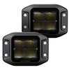 Go Rhino Go Rhino750400321FCF - Blackout Series Lights- Pair of 3x3 Cube LED Flood Light Kit - Flush Mount - Black 750400321FCF
