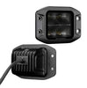 Go Rhino Go Rhino750400321FCF - Blackout Series Lights- Pair of 3x3 Cube LED Flood Light Kit - Flush Mount - Black 750400321FCF