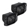Go Rhino Go Rhino750400321FCF - Blackout Series Lights- Pair of 3x3 Cube LED Flood Light Kit - Flush Mount - Black 750400321FCF