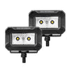 Go Rhino Go Rhino751003023SBS - Bright Series Lights - Pair of 3x2 Rectangle LED Spot Light Kit - Black 751003023SBS