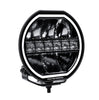 Go Rhino Go Rhino751440911CRS - Blackout Series Lights - 9" Maxline LED Hi/Low Beam W/Multi Daytime Running Light - Black 751440911CRS