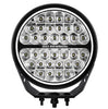 Go Rhino Go Rhino751700911DRS - Blackout Series Lights - 9" Round LED Single Driving Kit W/Daytime Running Lights - Black 751700911DRS