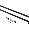 Go Rhino 8076B - Stake Pocket Bed Rail - Black Powdercoat