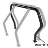Go Rhino 90002B - Bed Bar Component - "B" Main Bar - Black Powdercoat
