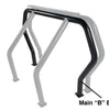 Go Rhino 93002B - Bed Bar Component - "B" Main Bar - Black Powdercoat