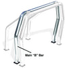 Go Rhino 91502PS - Bed Bar Component - "B" Main Bar - Polished Stainless Steel