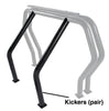 Go Rhino 9516B - Bed Bar Component - Pair of Kickers (On Wheel Wells) - Black Powdercoat