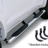 Go Rhino 684418087PS - 4" OE Xtreme SideSteps With Mounting Bracket Kit - Polished Stainless Steel