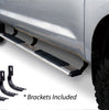 Go Rhino 685404687PS - 5" OE Xtreme Low Profile SideSteps With Mounting Bracket Kit - Polished Stainless Steel