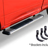 Go Rhino 685418052PS - 5" OE Xtreme Low Profile SideSteps With Mounting Bracket Kit - Polished Stainless Steel