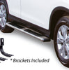 Go Rhino 685434071PS - 5" OE Xtreme Low Profile SideSteps With Mounting Bracket Kit - Polished Stainless Steel