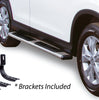 Go Rhino 685434071PS - 5" OE Xtreme Low Profile SideSteps With Mounting Bracket Kit - Polished Stainless Steel