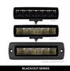 Go Rhino Go Rhino750300621FBF - Blackout Series Lights - Pair of Sixline LED Flood Light Kit - Flush Mount - Black 750300621FBF