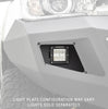 Go Rhino 241743T - BR6/BR11 Light Plates - Textured Black
