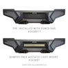 Go Rhino 34392T - Element Front Bumper with Fixed Light Bar Mount-Textured Black
