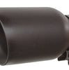 Go Rhino GRT21248FB - Black Powder Coated Stainless Steel Exhaust Tip - Textured Black