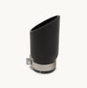 Go Rhino GRT4510B - Black Powder Coated Stainless Steel Exhaust Tip - Textured Black