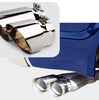 Go Rhino - GRT45X2B - Black Powder Coated Stainless Steel Dual Exhaust Tips