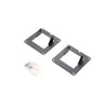 Go Rhino 241742T - BR6/BR11 Light Plates - Textured Black