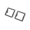 Go Rhino 241743T - BR6/BR11 Light Plates - Textured Black