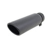 Go Rhino GRT3414B - Black Powder Coated Stainless Steel Exhaust Tip - Textured Black