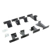 Go Rhino D64516T - Dominator Xtreme D6 SideSteps With Mounting Bracket Kit - Textured Black FSD64516T