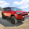 Go Rhino 6944256820T - RB20 Running Boards With Mounting Brackets & 2 Pairs of Drop Steps Kit - Protective Bedliner Coating