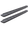 Go Rhino 6344168720T - RB10 Running Boards With Mounting Brackets & 2 Pairs of Drop Steps Kit - Protective Bedliner Coating