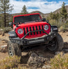 Go Rhino 331201T - Rockline Front Full Width Bumper W/ Overrider - Textured Black