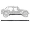 Go Rhino V3450674T - V3 Series Aluminum Side Steps with Mounting Brackets - Textured Black