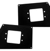 Go Rhino 243881T - BR6 Light Plates - Textured Black